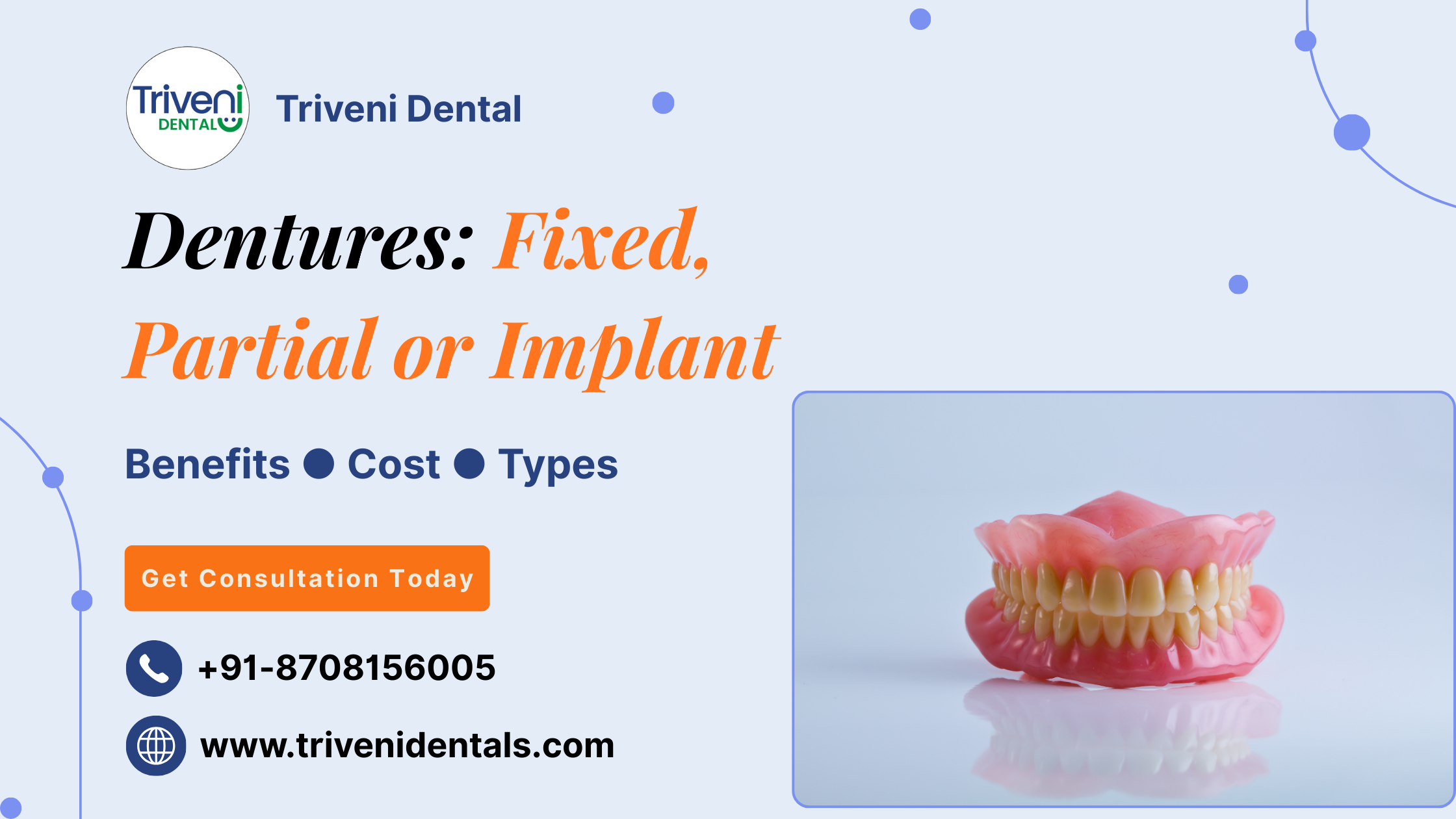 Dentures for Your Smile: Complete, Partial & Implant Supported