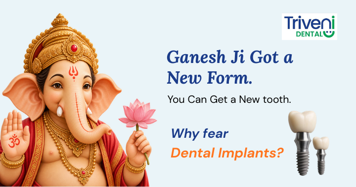 Ganesh Ji received a new form. So why fear a new tooth?